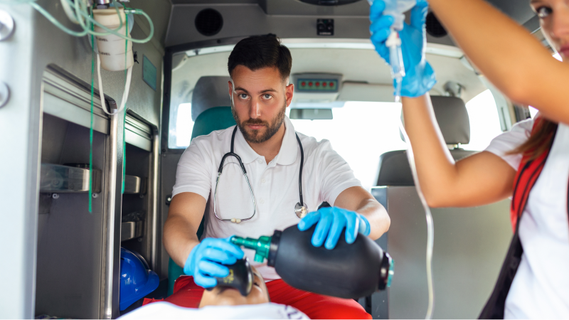 Young Male Emergency Medical Responder